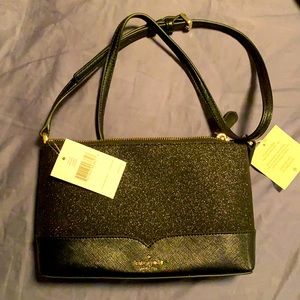 Kate Spade Black purse some sparkle last season